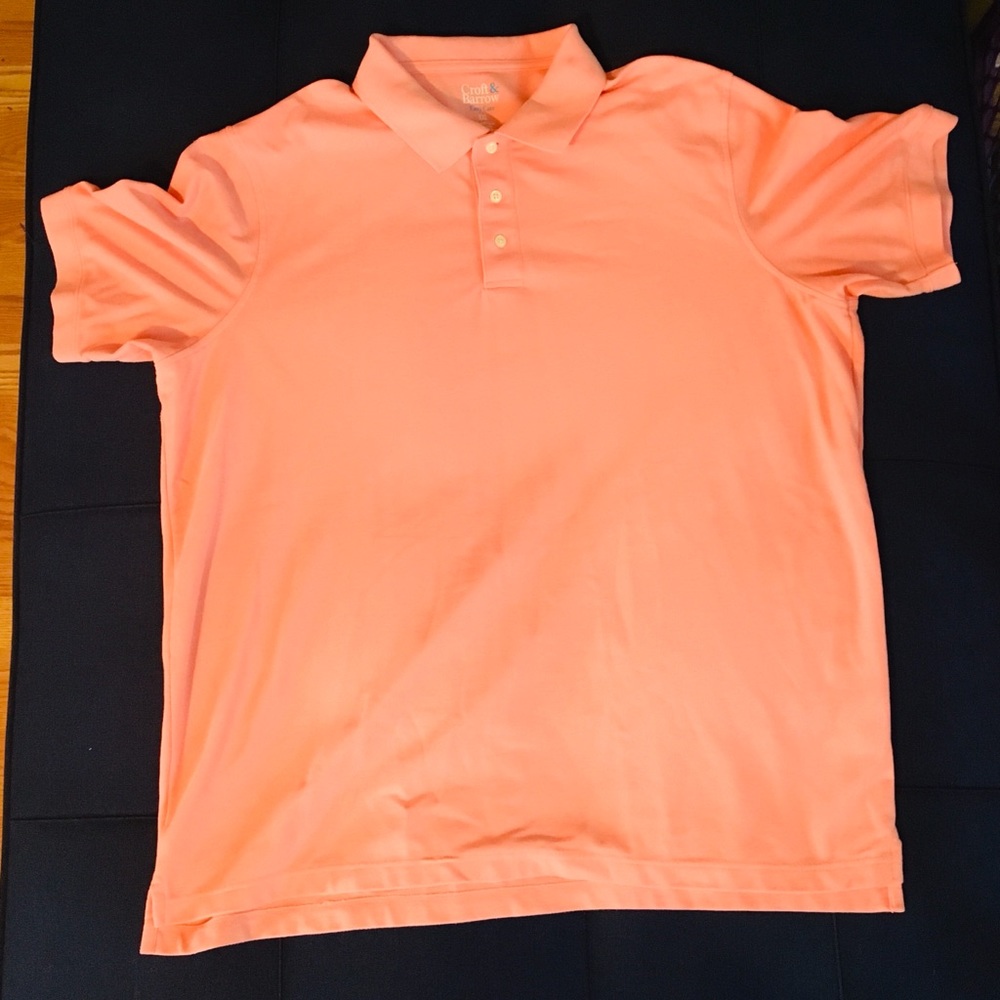 Croft and Barrow Coral Polo Shirt XXL